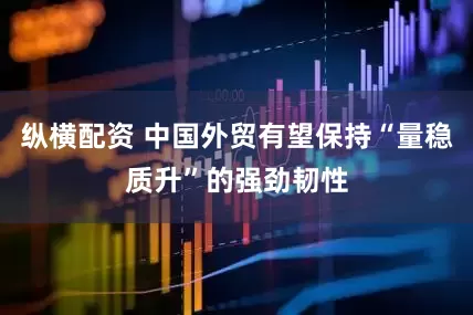 纵横配资 中国外贸有望保持“量稳质升”的强劲韧性